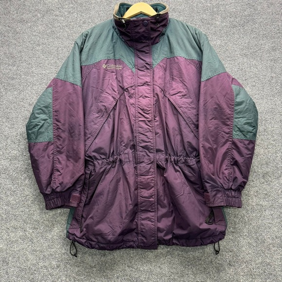 Columbia Sportswear Company Jackets & Blazers - Columbia Sportswear Jacket Women's XL Purple Teal Vintage Insulated Winter Coat